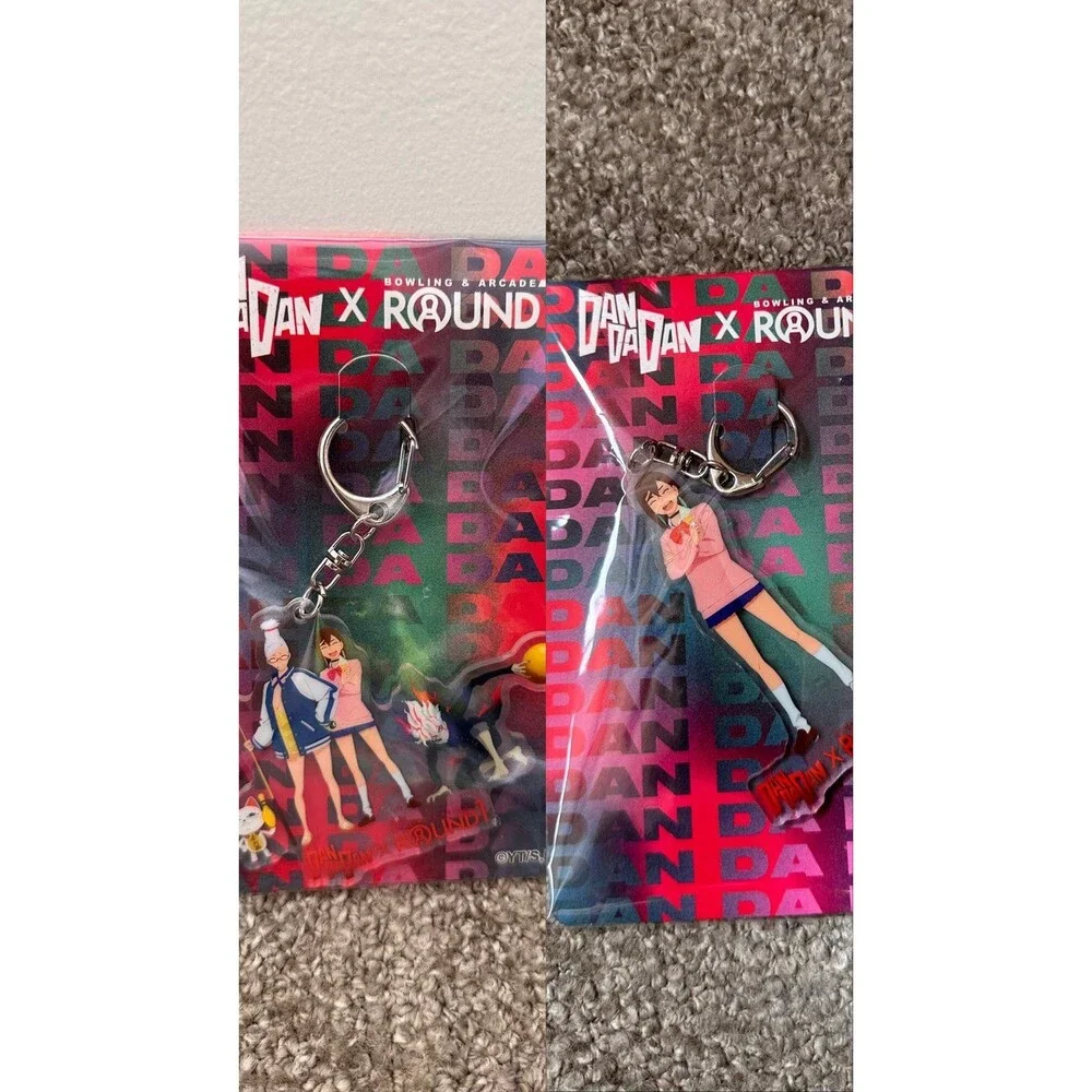 BUNDLE of two dan da dan x round 1 Keychains